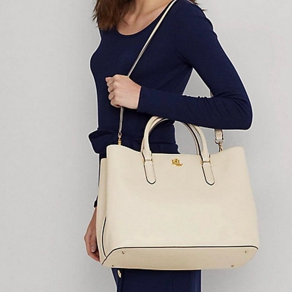 Ralph Lauren Elegant Cream L Tote